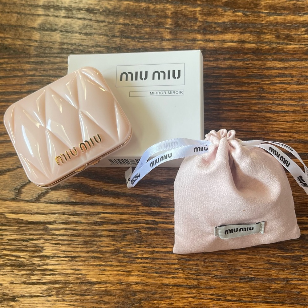 Miu Miu Blush Pink Mirror Set